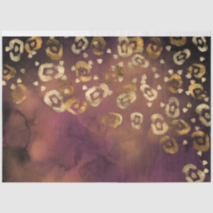 Papier Mousseline Leopard Peinture Series Design 7