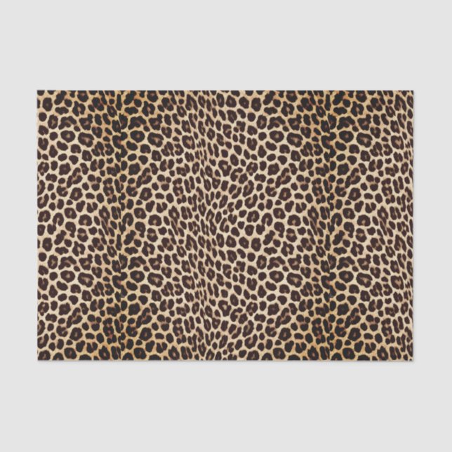 Papier Mousseline leopard printed  (Recto)