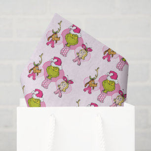 Papier Mousseline L'équipe du Grinch en portrait rose de la Saint-Va