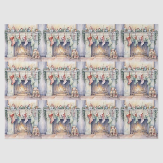 Papier Mousseline Les bas accrochés par le feu (Recto)