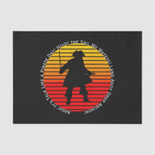 Papier Mousseline Les Buccaneers à vapeur parlent comme une journée