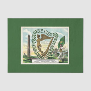 Papier Mousseline Les Emblèmes historiques de l'Irlande
