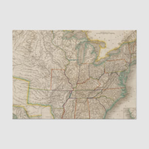 Papier Mousseline Les Etats-Unis 12