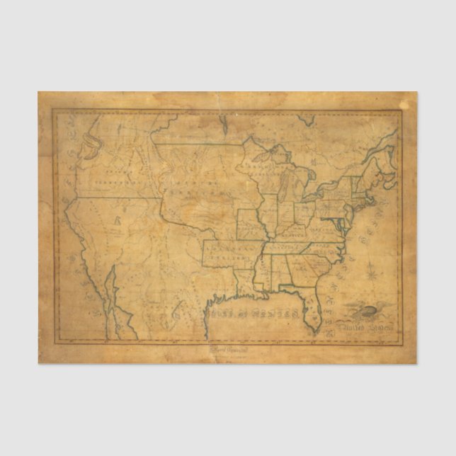 Papier Mousseline Les Etats-Unis 25 2 (Recto)