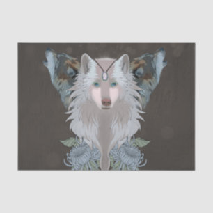 Papier Mousseline Les loups superbes