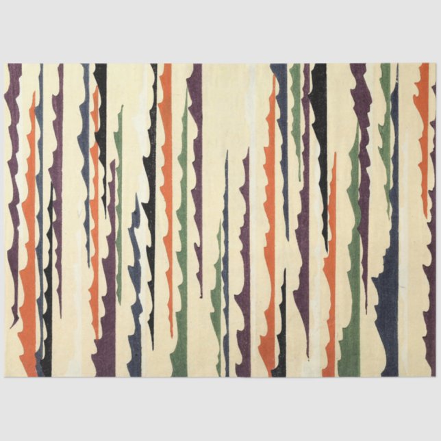 Papier Mousseline Les montagnes au loin (Recto)