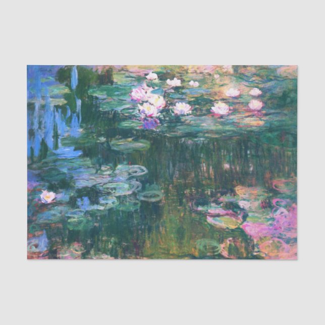 Papier Mousseline Les nénuphars de Monet  (Recto)