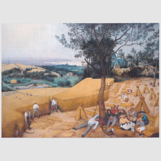 Papier Mousseline Les Pêcheurs, Pieter Bruegel (Recto)