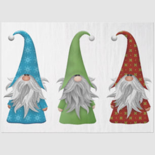 Papier Mousseline Les trois lutins de Noël