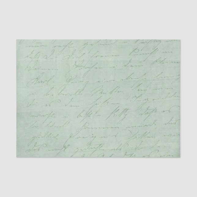 Papier Mousseline Les vieilles lettres d'amour d'écriture se sont (Recto)