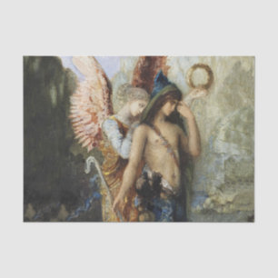 Papier Mousseline "Les voix" Angel Art de Gustave Moreau