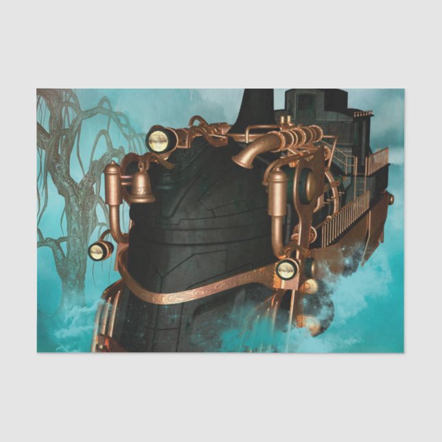 Papier Mousseline L'esprit du steampunk (Recto)