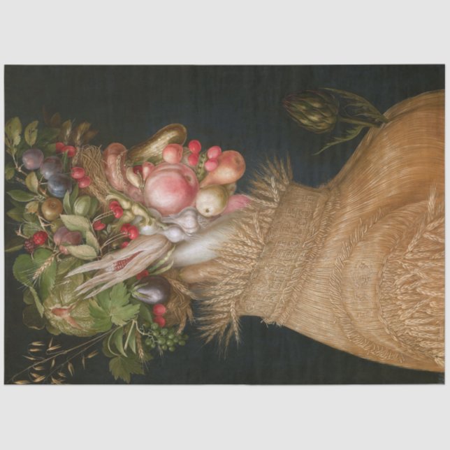 Papier Mousseline L'été, Arcimboldo (Recto)