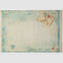 LETTRE D'AMOUR Bleue Ephémère Vintage No1