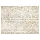 Lettre écrite à la main Vintage - Découpage de la 