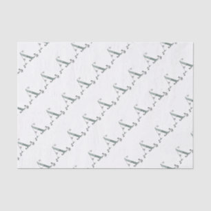 Papier Mousseline Lettre magique A de conception élégante de