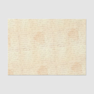 Papier Mousseline Lettre manuscrite Cursive