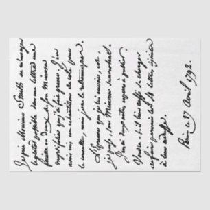 Papier Mousseline LETTRE Vintage OUVRAGE BOTANOUPHE DÉBOUPAGE