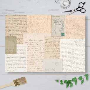 Papier Mousseline Lettres et Cartes Postales