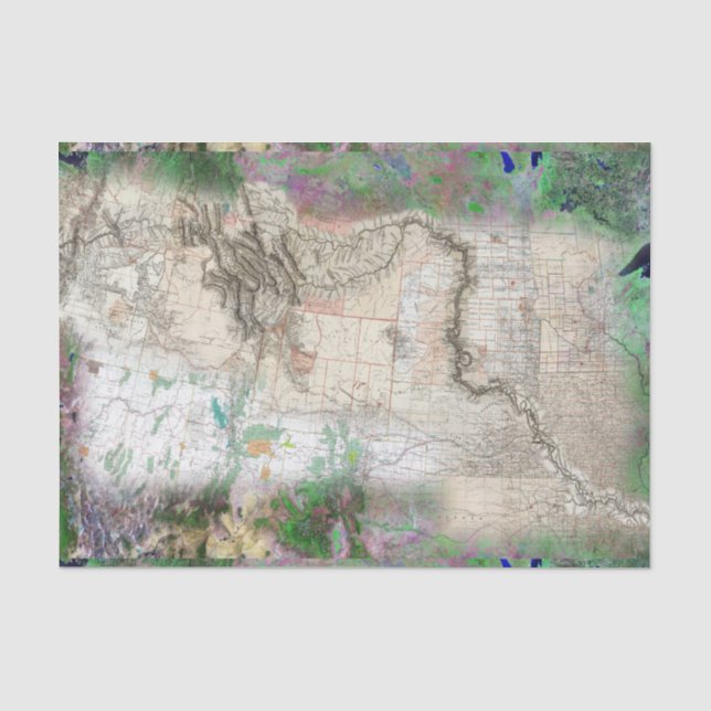 Papier Mousseline Lewis et Clark (Recto)