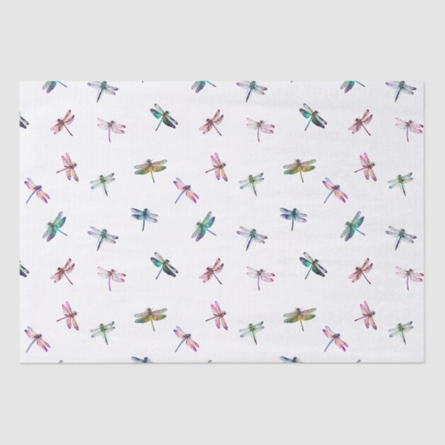 Papier Mousseline libellules (Recto)