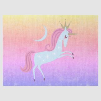 Papier Mousseline licorne magique