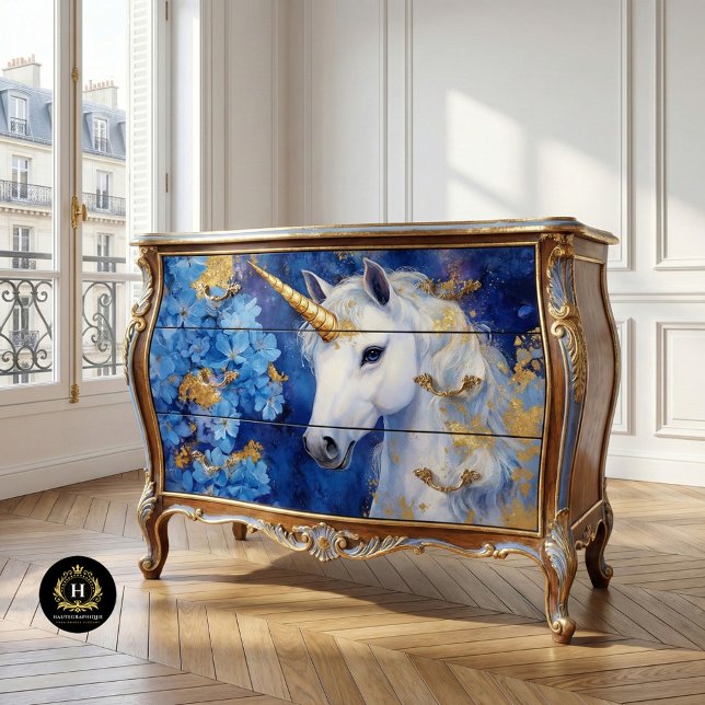 Papier Mousseline Licorne Mystique Découpe (Créateur téléchargé)