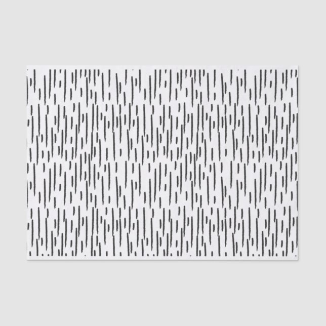 Papier Mousseline Lignes de Doodle dessinées à la main (Recto)