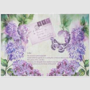 Papier Mousseline Lilac Days Design Series 5 Tissu Papier