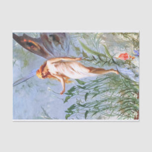 Papier Mousseline Lily Fairy (1888) par Luis Falero Famous Painting