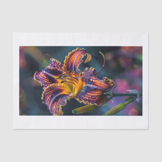 Papier Mousseline Lily Flower4 (Recto)