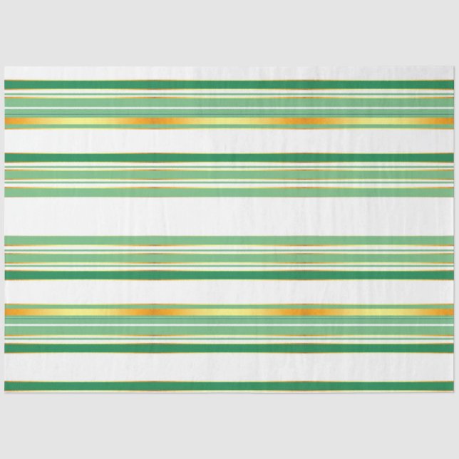 Papier Mousseline Linge Luxe Populaire Green Gold Texture Collection (Recto)