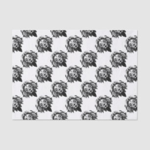 Papier Mousseline Lion