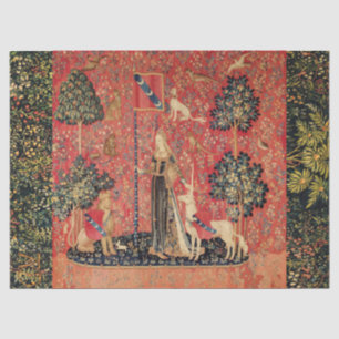 Papier Mousseline Lion D'ENFANCE ET D'UNICORN, Fleurs D'Imaginaires,