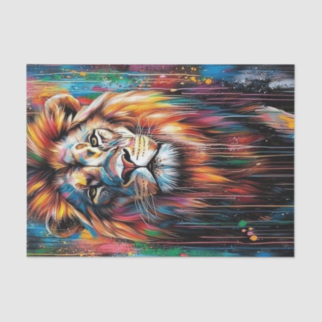 Papier Mousseline Lion's Den5 (Recto)