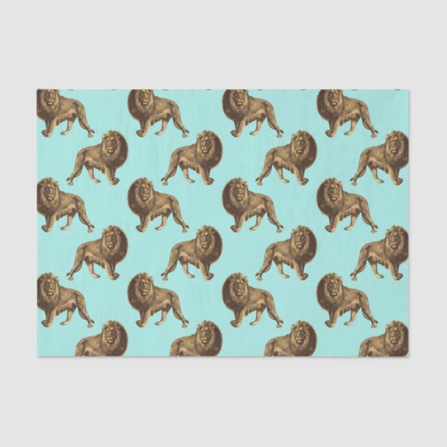 Papier Mousseline lions Extraordinaires (Recto)