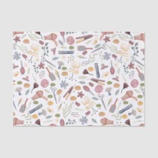 Papier Mousseline Liste des cheveux | MOTIF | Aquarelle