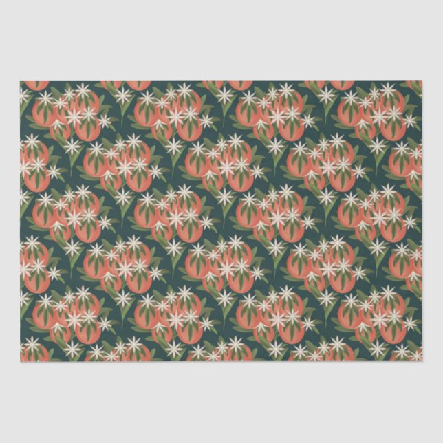 Papier Mousseline Little Cutie Clementine Green (Recto)