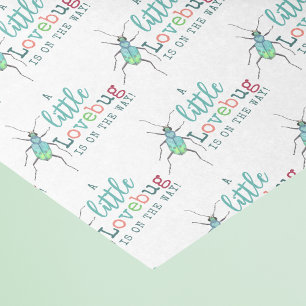 Papier Mousseline Little Lovebug Baby shower