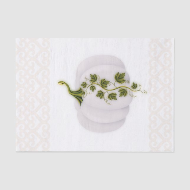 Papier Mousseline Livre de contes Citrouille blanc Parti Mariage de  (Recto)