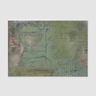 Papier Mousseline Livre de tissus Fatigue Green 1919