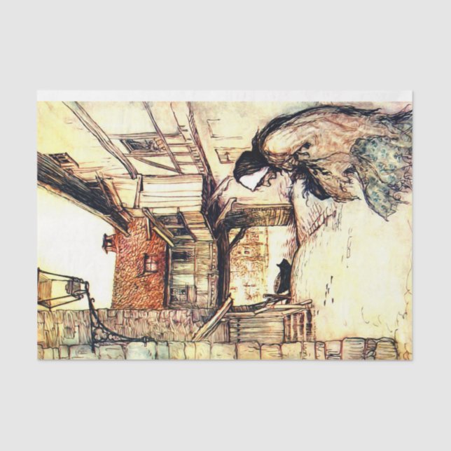 Papier Mousseline Livre d'histoire Vielle dame Découpage Vintage Pap (Recto)