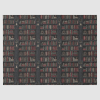Papier Mousseline Livre Lover Dark Academia Tissue Paper