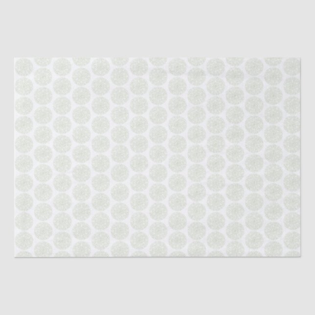 Papier Mousseline Livre vert de mandala de Boho raffiné (Recto)