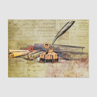 Papier Mousseline Livres et écriture Tissue papier cadeau