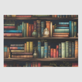 Papier Mousseline Livres vintages sur la page de découpage Motif de 