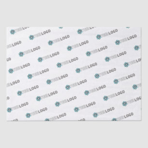 Papier Mousseline Logo commercial personnalisé emballage blanc