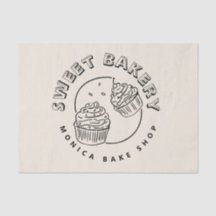 Logo de boulangerie sucrée vintage