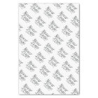 Logo de l'entreprise sur papier grand format sur m