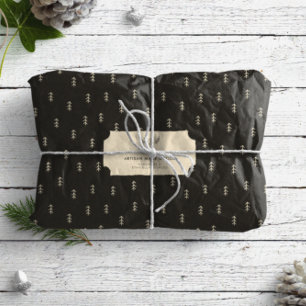 Papier Mousseline Logo De Marque Éco Convivial Fait À La Main